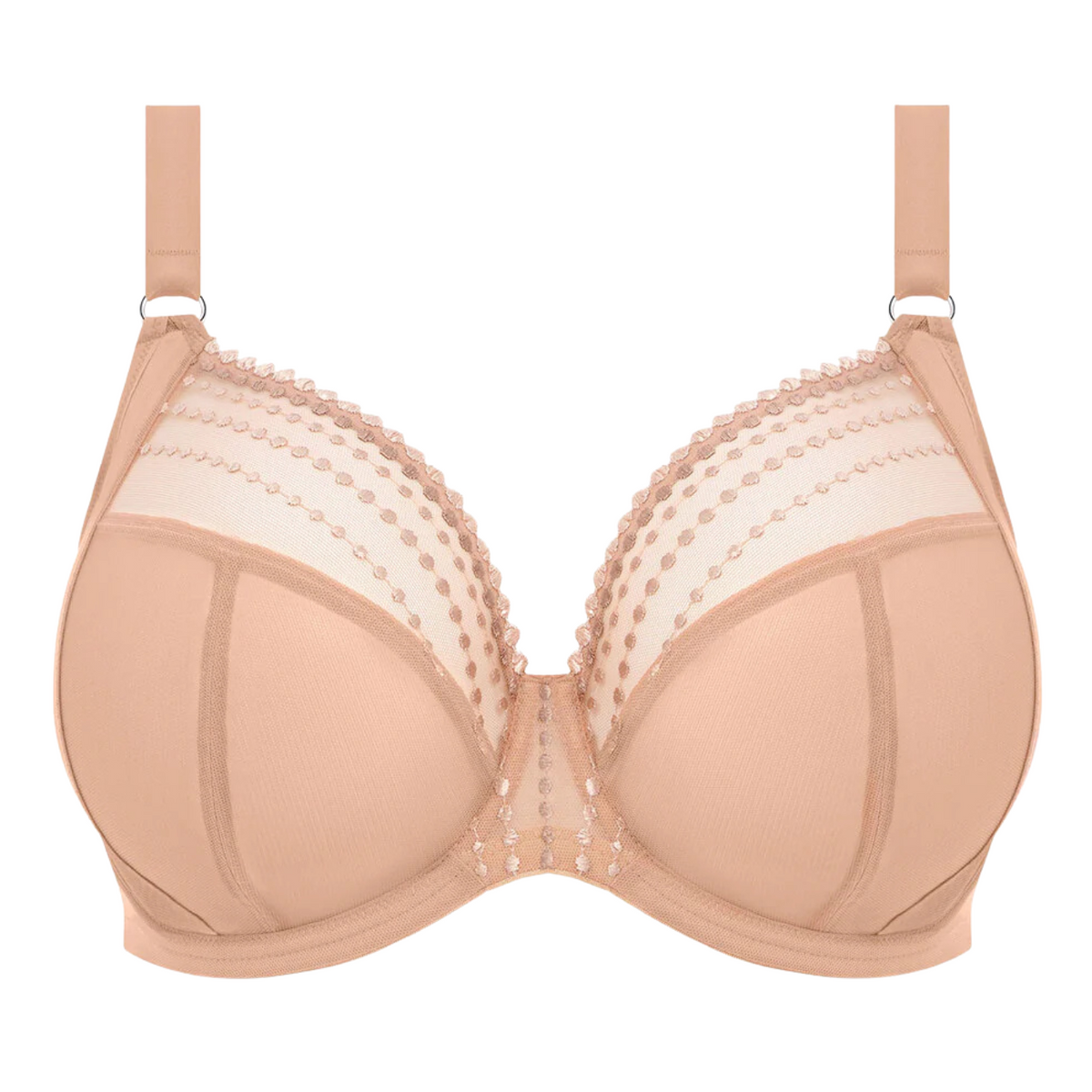 ELOMI MATILDA PLUNGE BRA - CAFE AU LAIT