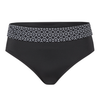 AMOENA AYON BIKINI BOTTOM - BLACK/WHITE