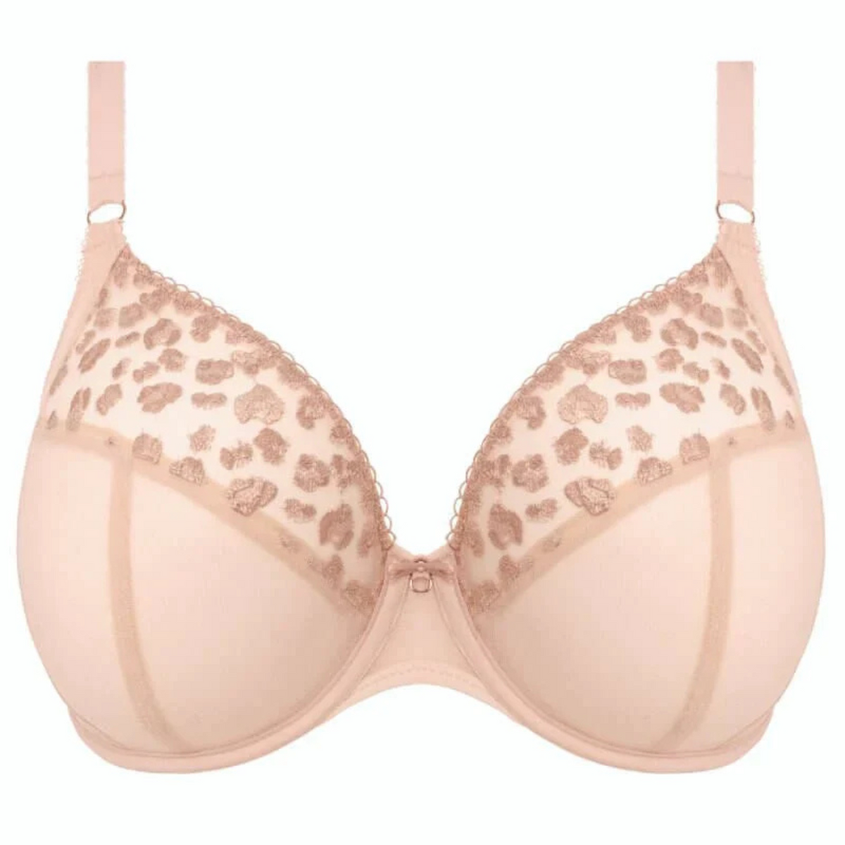 ELOMI NAMRAH BANDLESS PLUNGE BRA - PALE BLUSH