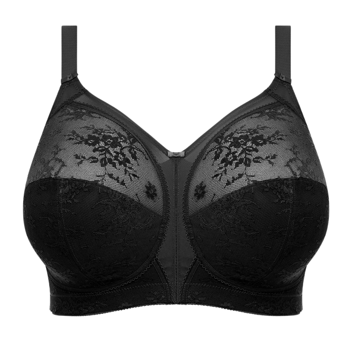 GODDESS VERITY SOFT CUP NON-WIRED BRA - BLACK