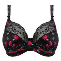 ELOMI LUCIE STRETCH LACE PLUNGE BRA - ROCK N' ROSES