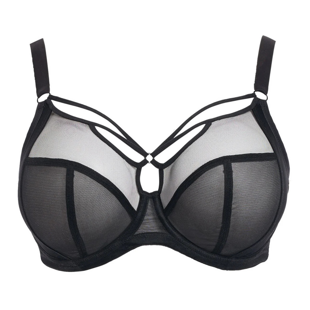 ELOMI SACHI PLUNGE BRA - BLACK