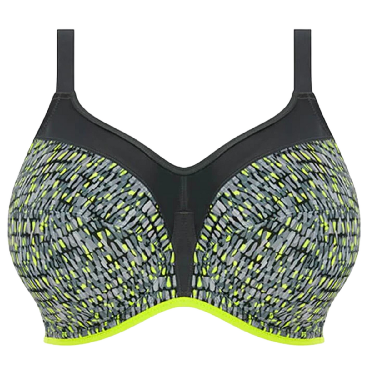 ELOMI ENERGISE UNDERWIRE SPORTS BRA - LIME TWIST