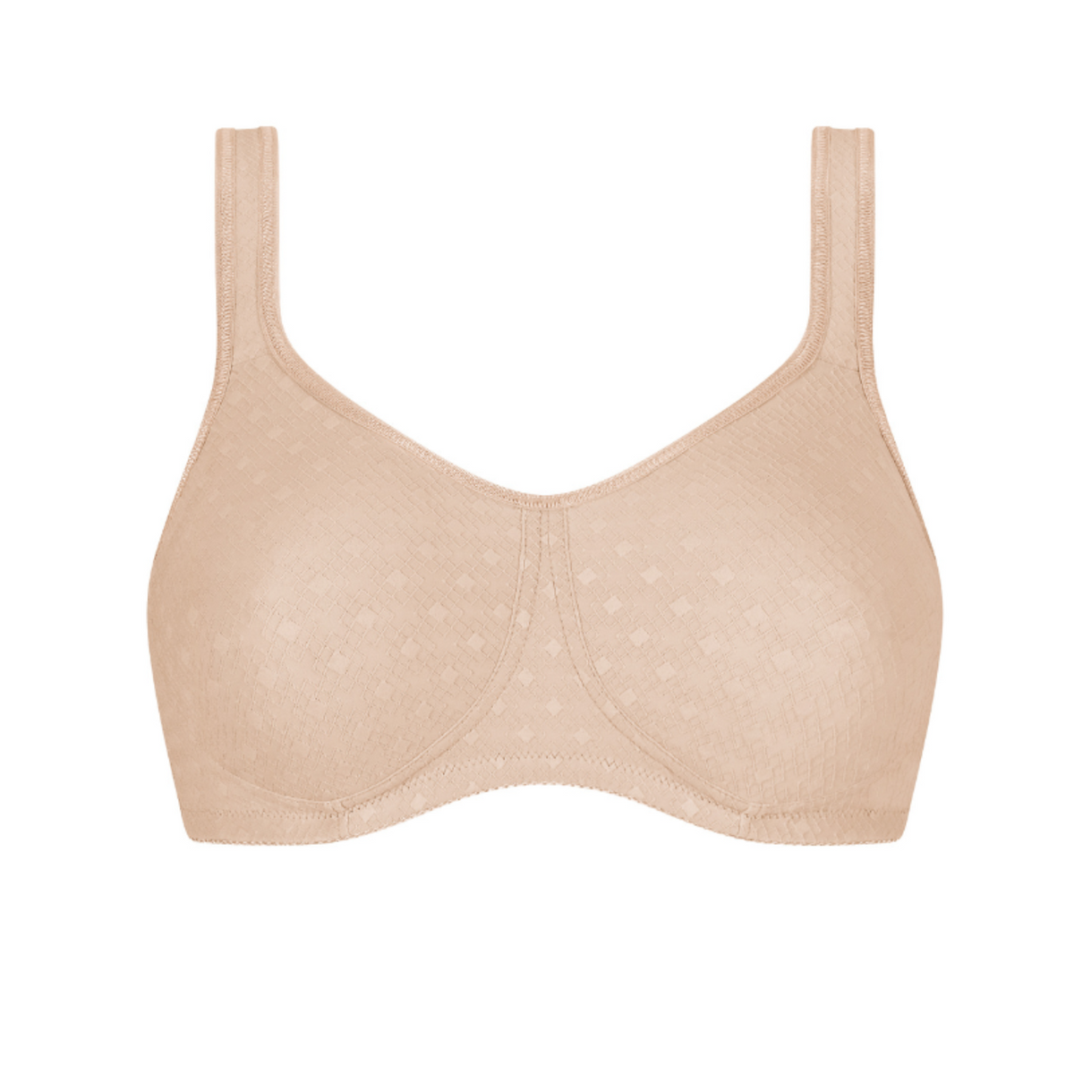 AMOENA TIANA WIRE-FREE MASTECTOMY BRA - SAND