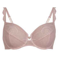 ROSA FAIA SELMA UNDERWIRED BRA - ROSEWOOD