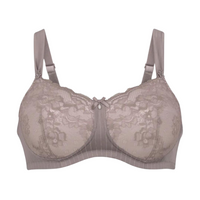 ANITA ANTONIA WIRE-FREE PADDED MASTECTOMY BRA - DUSTY GREY