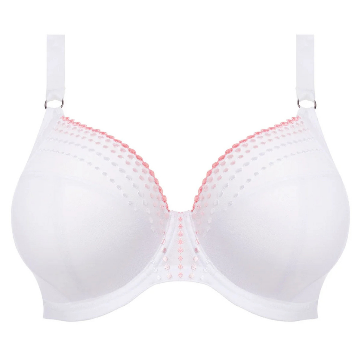 ELOMI MATILDA PLUNGE BRA - WHITE