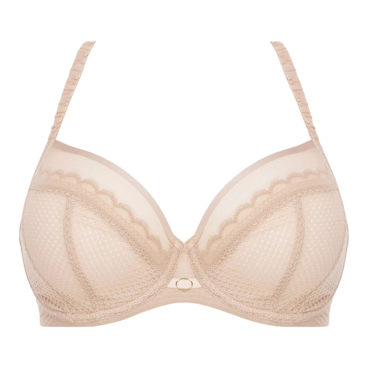 CHANTELLE ALLURE UNLINED PLUNGE BRA - NUDE