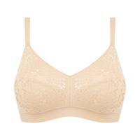 CHANTELLE NORAH COMFORT LACE FULL SUPPORT WIRELESS BRA - NUDE BLUSH