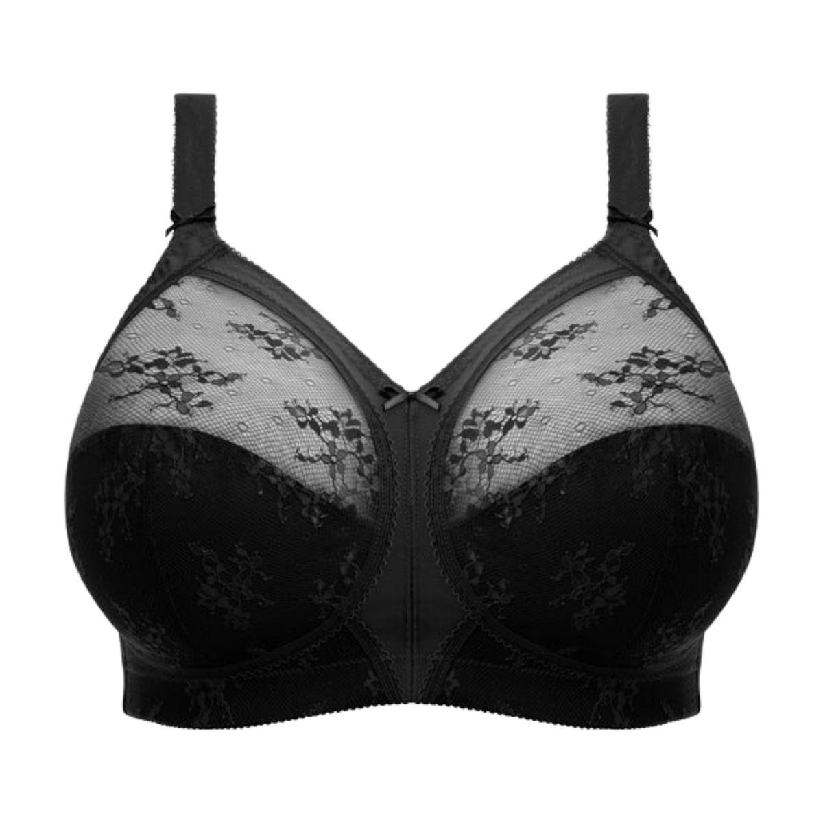 GODDESS ALICE SOFT CUP NON-WIRE BRA - BLACK