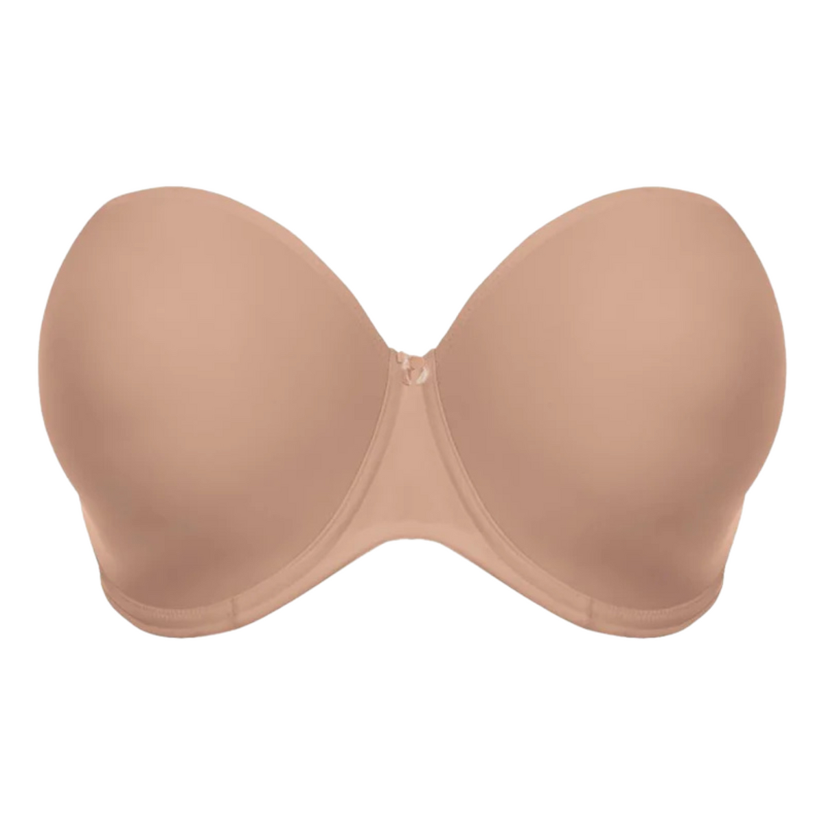 ELOMI SMOOTH MOULDED STRAPLESS BRA - SAHARA