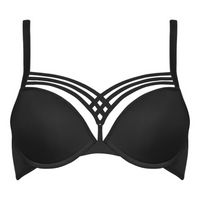 MARLIES DEKKERS DAME DE PARIS PUSH UP BRA - BLACK