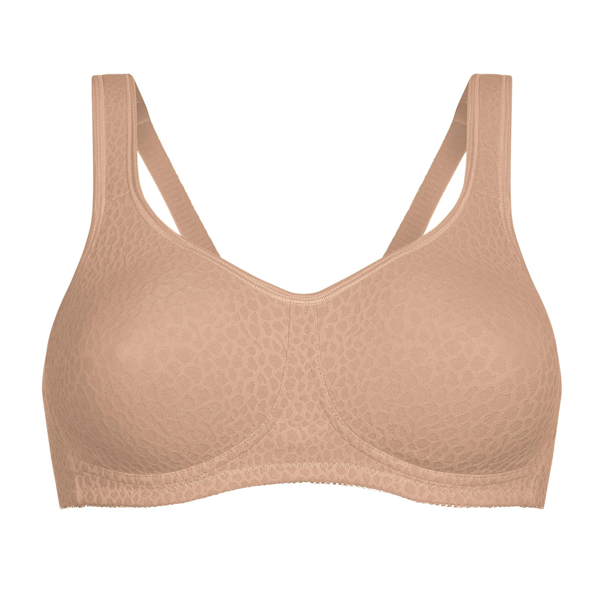 AMOENA MONA WIRE-FREE POST MASTECTOMY BRA - COGNAC