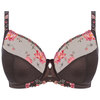 FANTASIE ADRIENNE SIDE SUPPORT FULL CUP BRA - CHARCOAL BLOOM