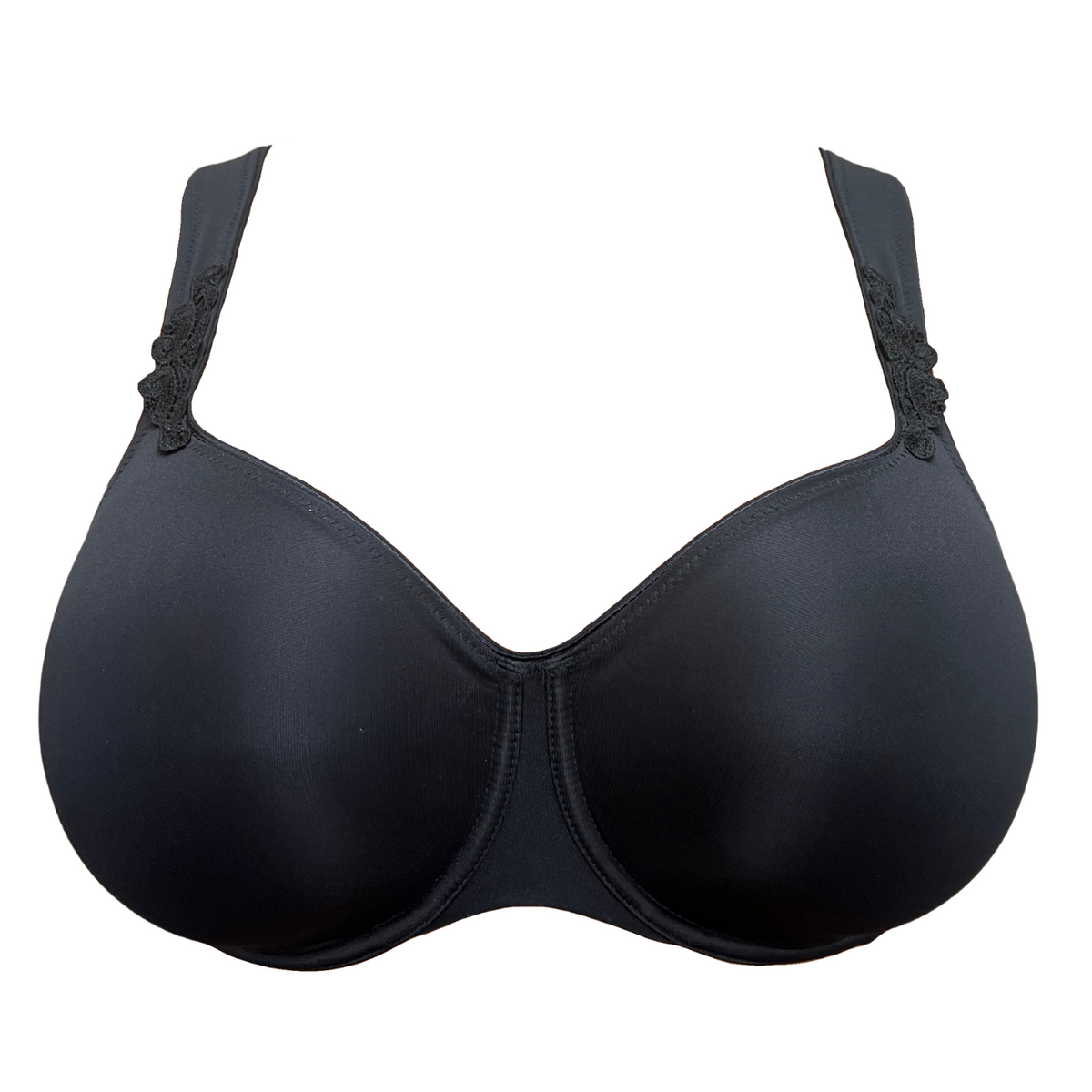 ROSA FAIA GRAZIA SMOOTH UNDERWIRED BRA - BLACK