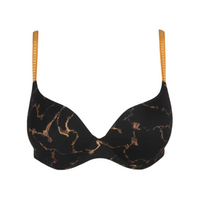 MARIE JO COLIN PADDED BRA - MARBLE BLACK