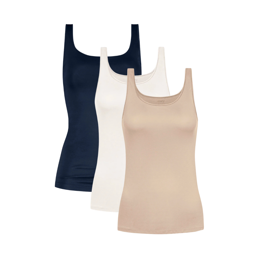 MEY EMOTION WIDE STRAP TANK TOP