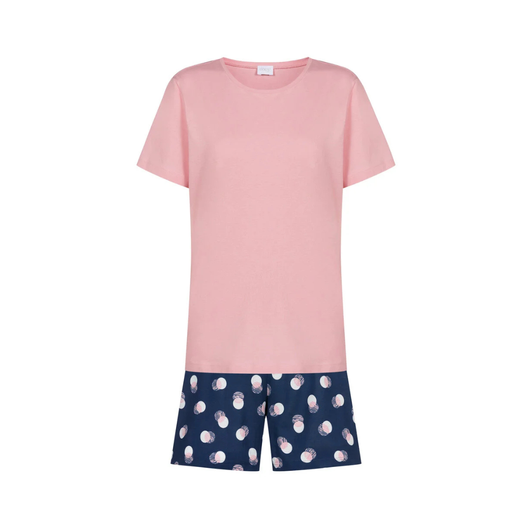 MEY SCRIBBLED DOTS 2-PIECE SHORT PJ SET