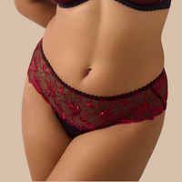 PRIMADONNA SPRINGDALE LUXURY THONG - BLACK ROSE