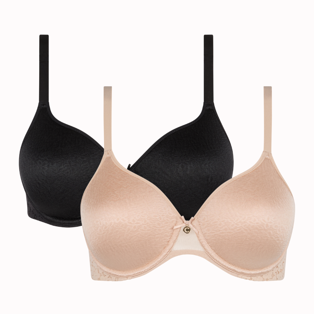 CHANTELLE NORAH COMFORT SPACER T-SHIRT BRA - NUDE BLUSH