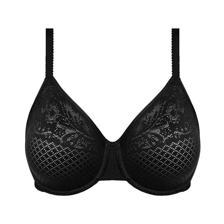 WACOAL VISUAL EFFECTS MINIMIZER BRA - BLACK