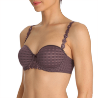 MARIE JO AVERO PADDED STRAPLESS BRA - TOFFEE