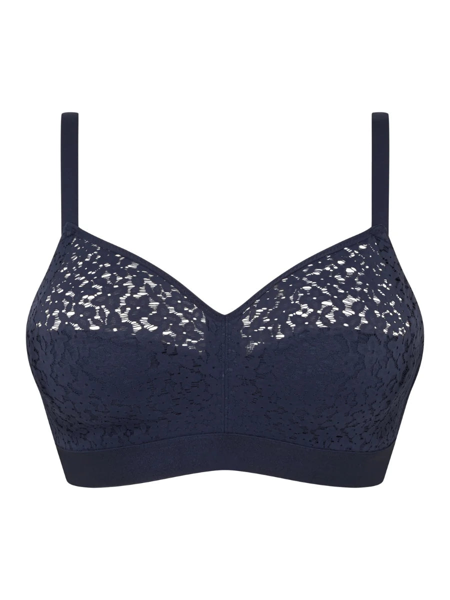 CHANTELLE NORAH COMFORT WIRELESS BRA - MARINE BLUE