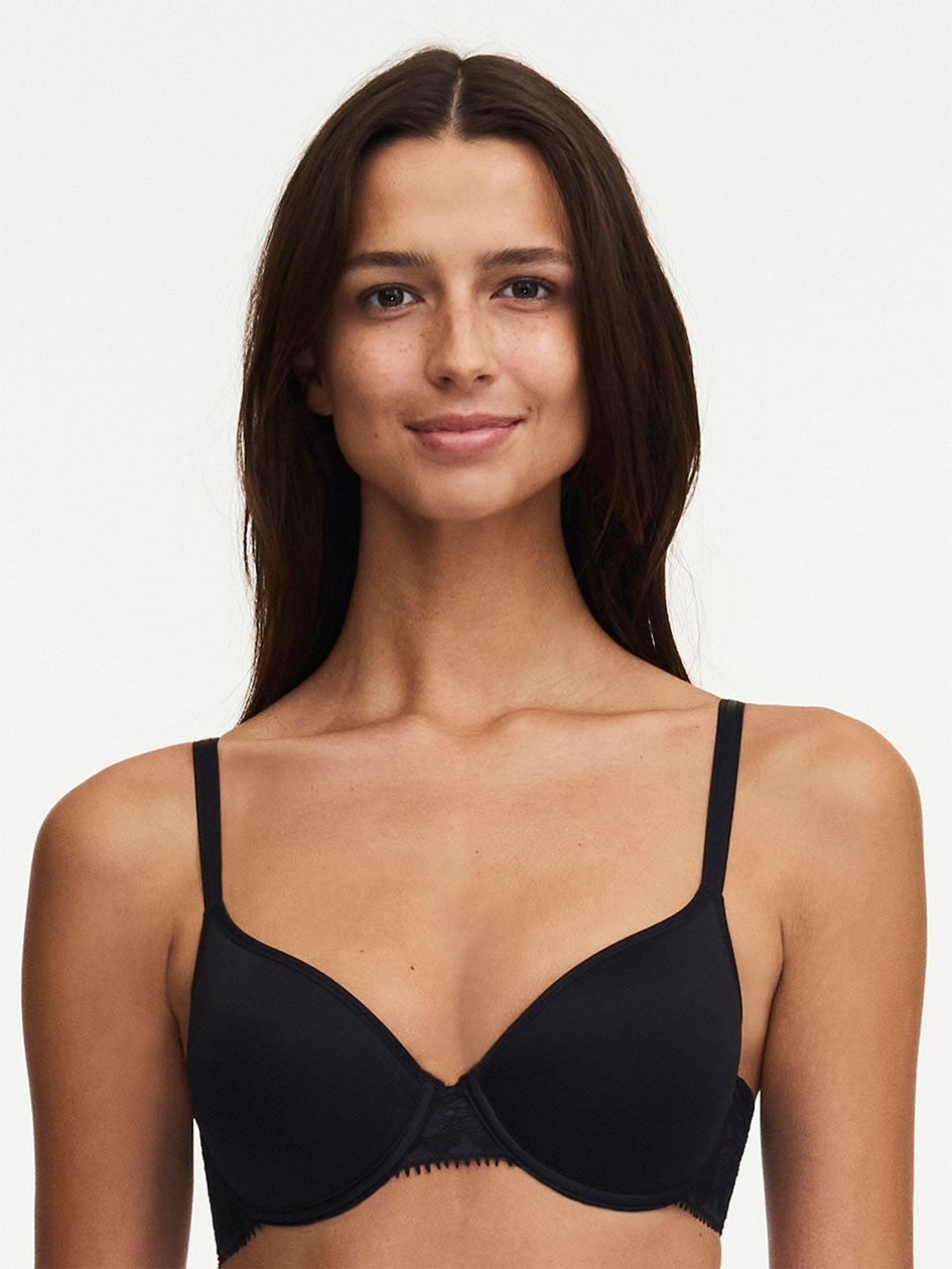 CHANTELLE DAY TO NIGHT SMOOTH CUSTOM FIT T-SHIRT BRA - BLACK – Tops &  Bottoms