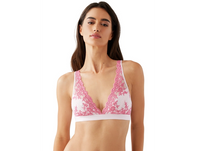 WACOAL EMBRACE LACE SOFT CUP WIRE FREE BRALETTE - BALLET SLIPPER/CHATEAU ROSE