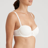 MARIE JO NELLIE PADDED BALCONY BRA - NATURAL