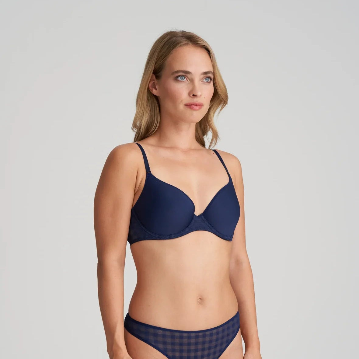 MARIE JO JEREME FULL CUP SPACER BRA - SAPPHIRE BLUE