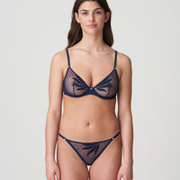 MARIE JO ETOILE PLUNGE BRA SAPPHIRE BLUE