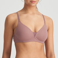 MARIE JO LOUIE FULL CUP BRA WIRELESS - SATIN TAUPE