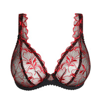 PRIMADONNA SPRINGDALE PLUNGE BRA - BLACK ROSE