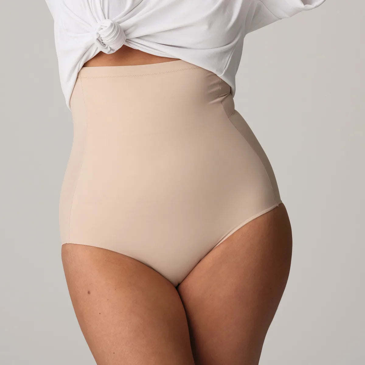 PRIMADONNA PERLE HIGH WAISTED SHAPEWEAR BRIEFS - CAFE LATTE