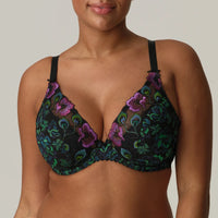 PRIMADONNA SAN ANGEL HALF PADDED PLUNGE BRA - PEACOCK FEATHER