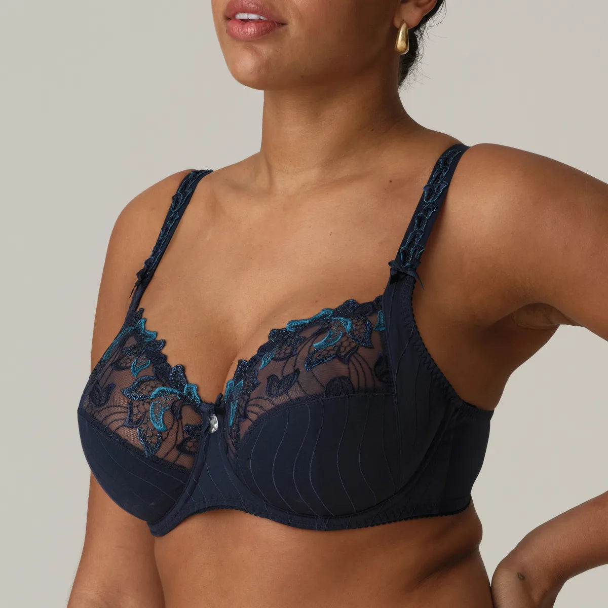 PRIMA DONNA DEAUVILLE FULL CUP BRA - FASHION VELVET BLUE