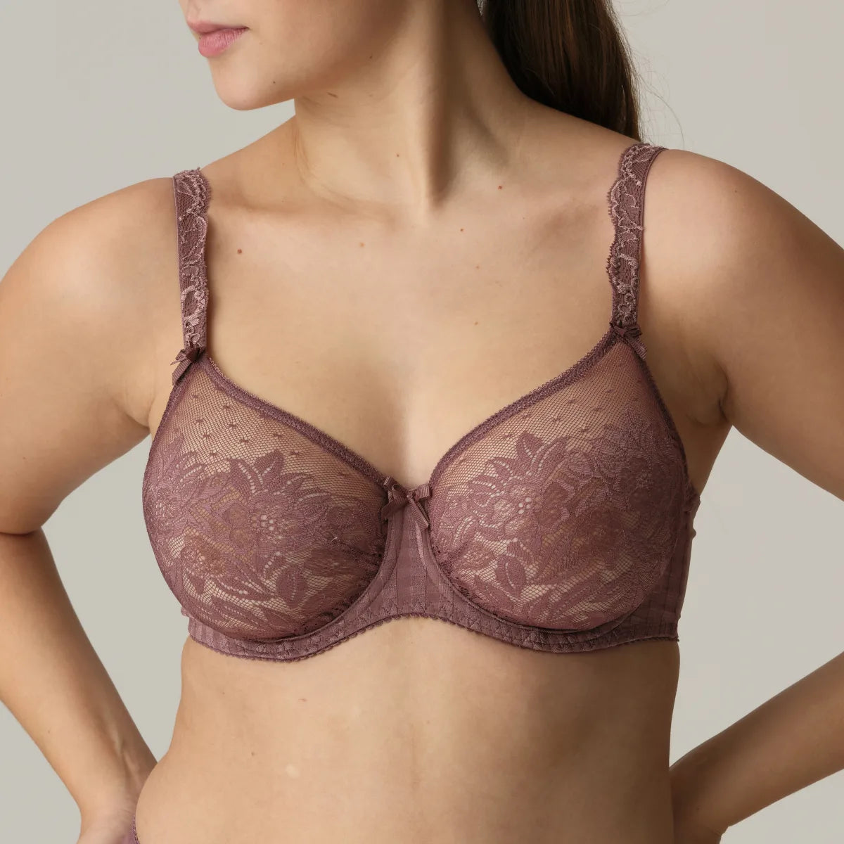 PRIMA DONNA MADISON NON PADDED FULL CUP SEAMLESS - SATIN TAUPE