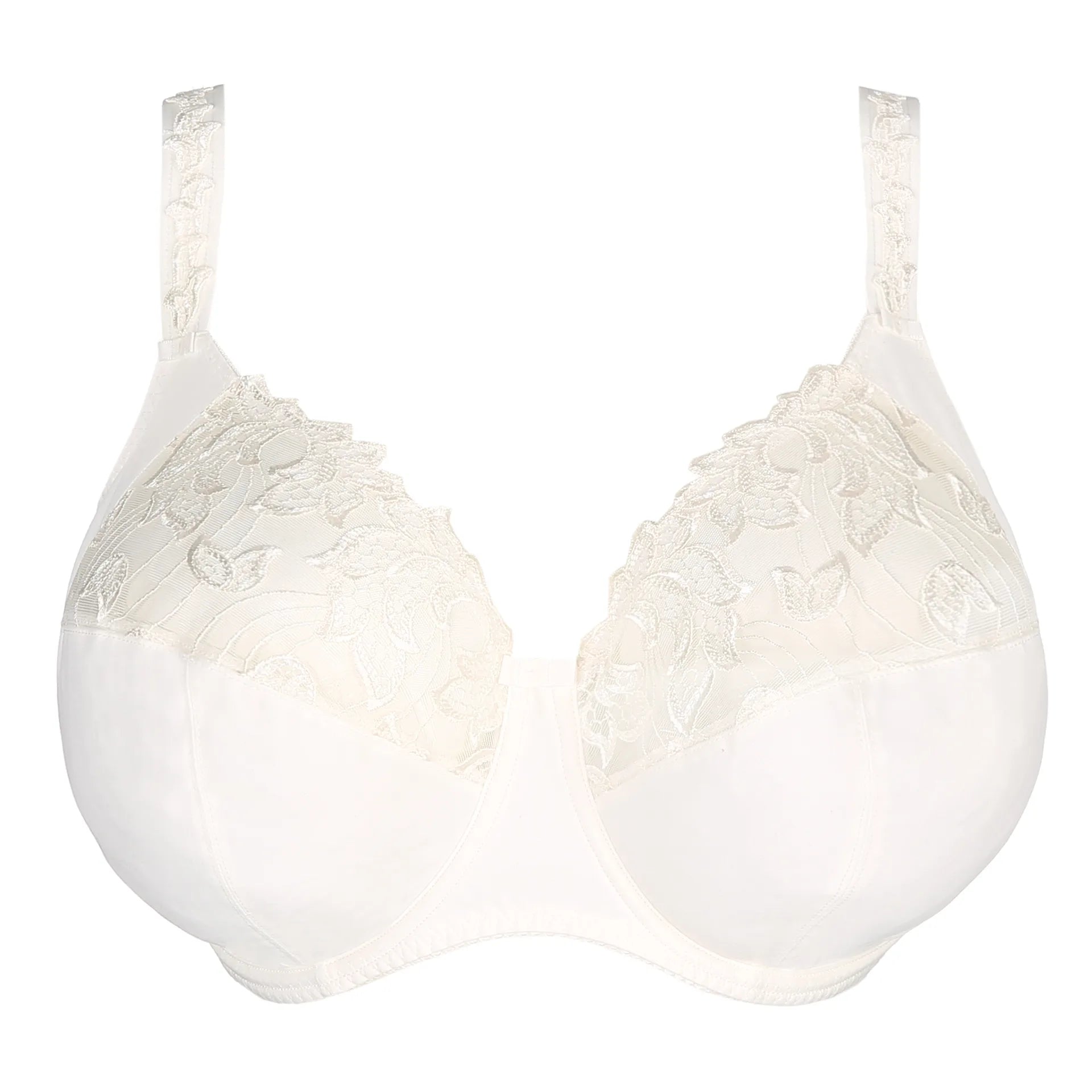 Primadonna Underwired Bra Full Cup Size 36E White, White : :  Fashion