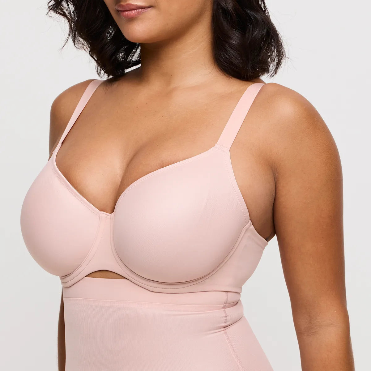 PRIMADONNA FIGURAS NON-PADDED SEAMLESS FULL CUP BRA - POWDER ROSE