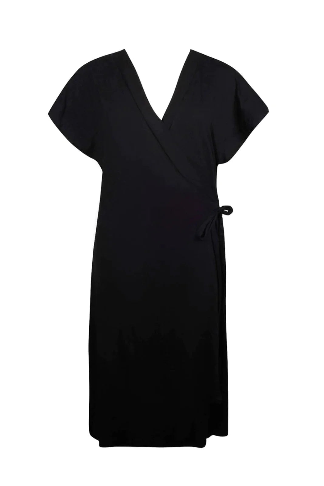 ANTIGEL 14B LA CHIQUISSIMA MI-LENGTH BEACH DRESS - BLACK