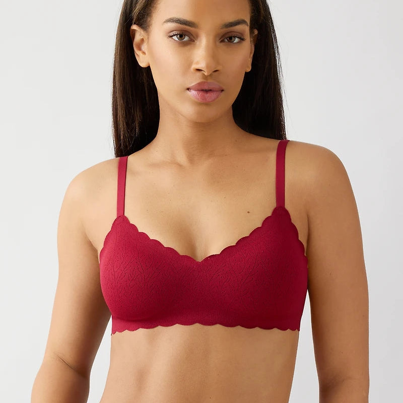 B.TEMPT'D B.WOW'D LACE WIREFREE BRA - BIKING RED