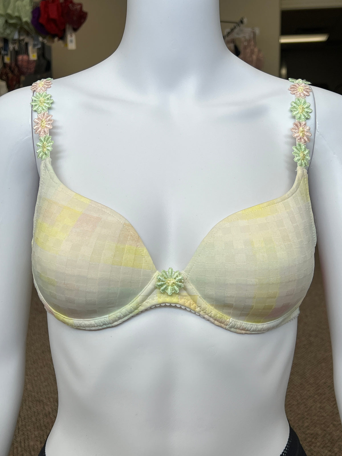 MARIE JO AVERO PADDED HEART SHAPED BRA - RAINBOW