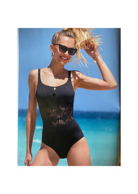 ANTIGEL LA MUSE DENTELLE FULL CUP WIRED SWIMSUIT - BLACK