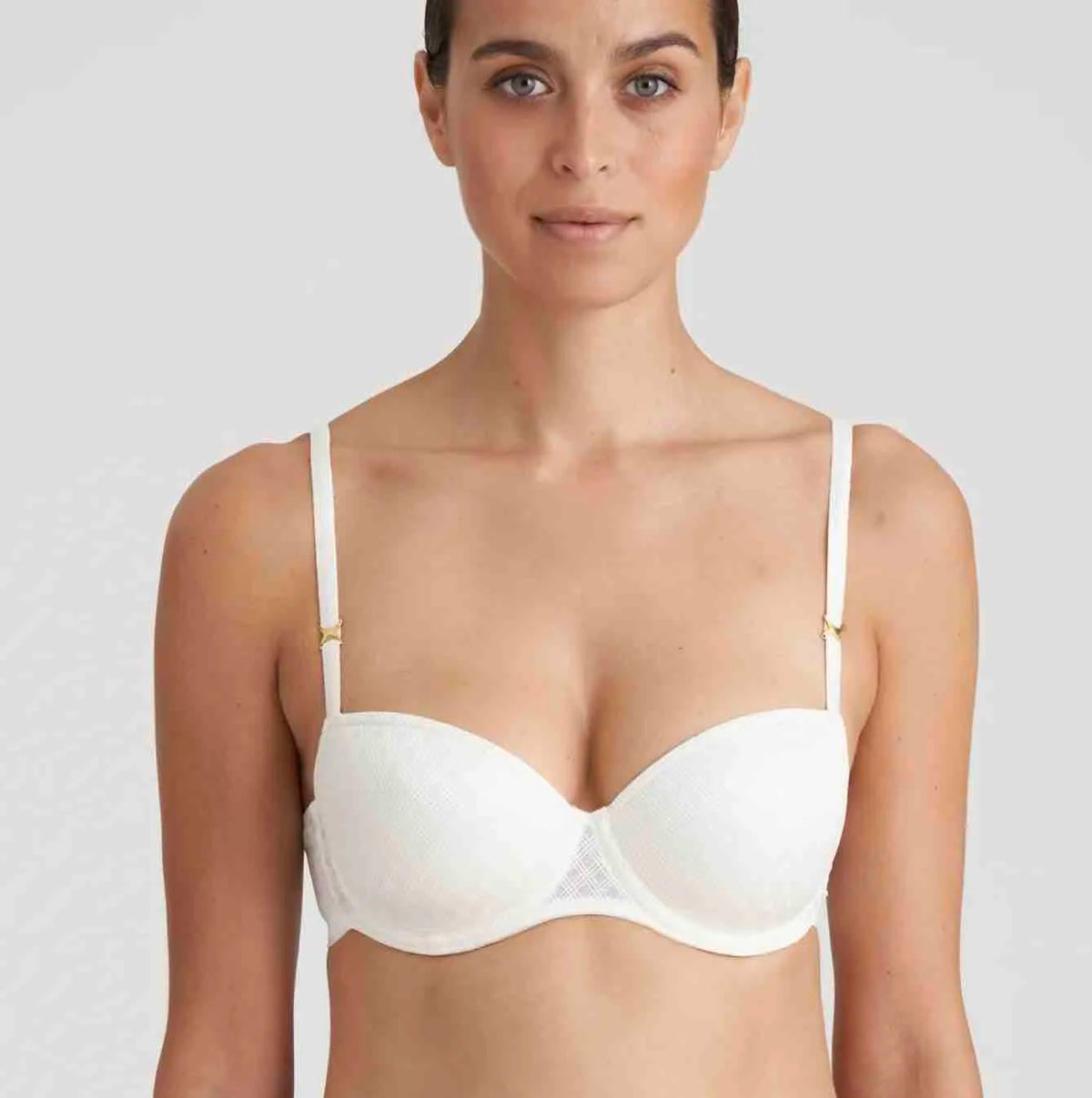 MARIE JO CHANNING PADDED BALCONY BRA - NATURAL