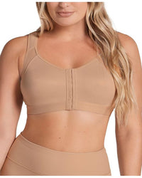 LEONISA UNLINED WIRELESS POSTURE CORRECTOR BRA - NUDE