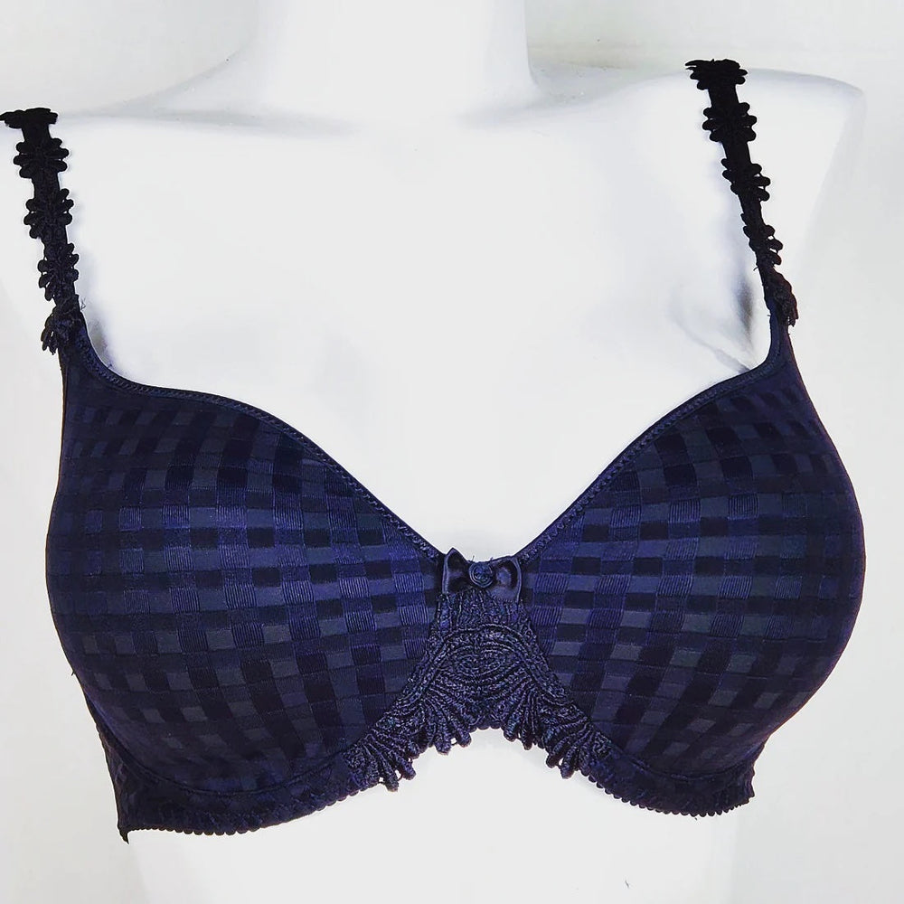 MARIE JO AVERO PADDED HEART SHAPED BRA - BLEU BIJOU – Tops & Bottoms