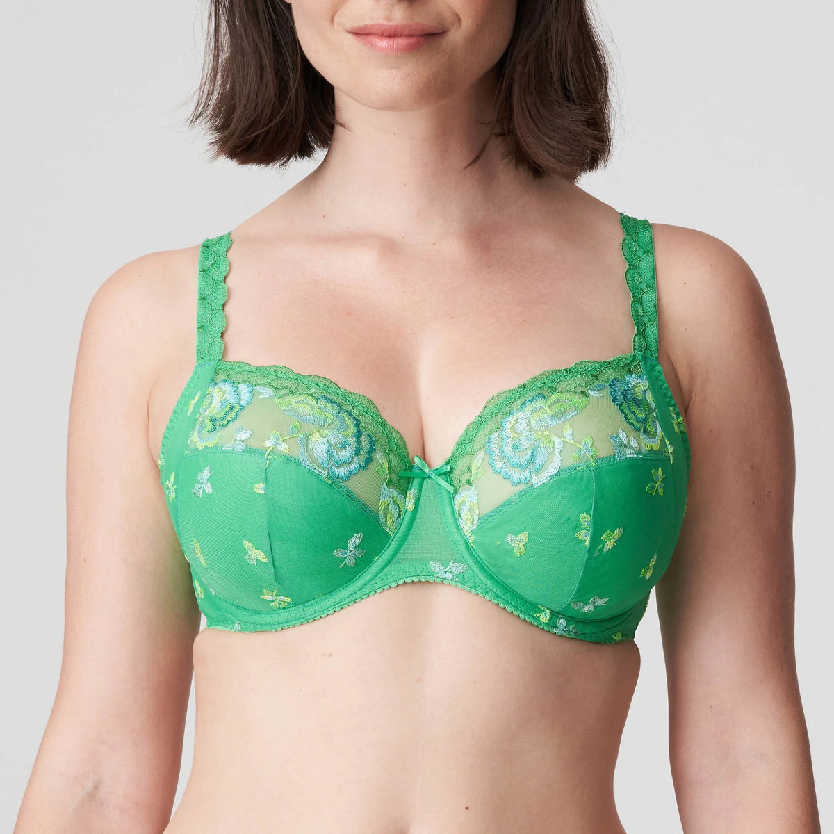 PRIMA DONNA PALACE GARDEN FULL CUP UNDERWIRED BRA - LUSH GREEN