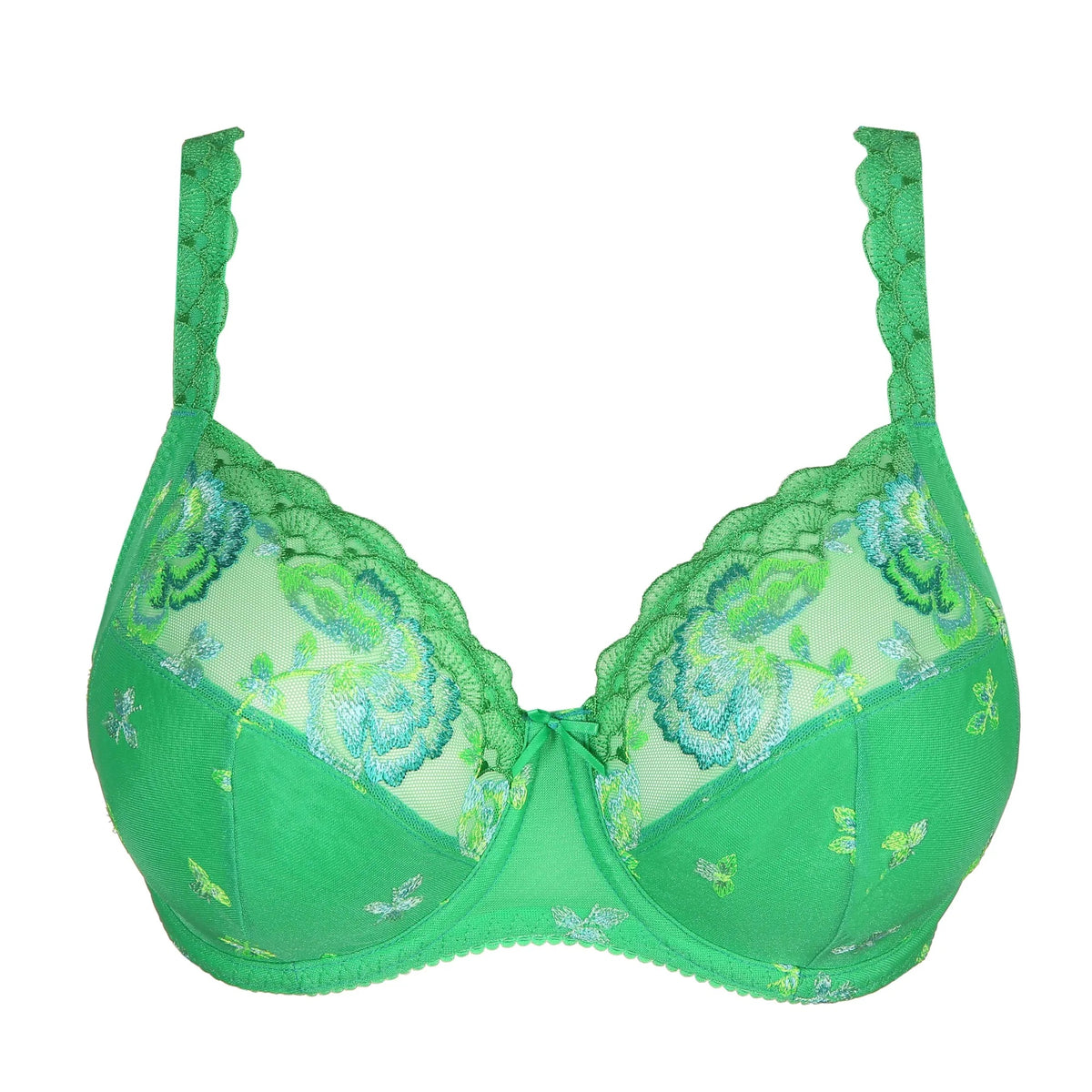 PRIMA DONNA PALACE GARDEN FULL CUP UNDERWIRED BRA - LUSH GREEN