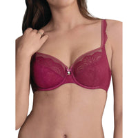 ROSA FAIA SELMA UNDERWIRED FULL CUP BRA - ROSE WINE